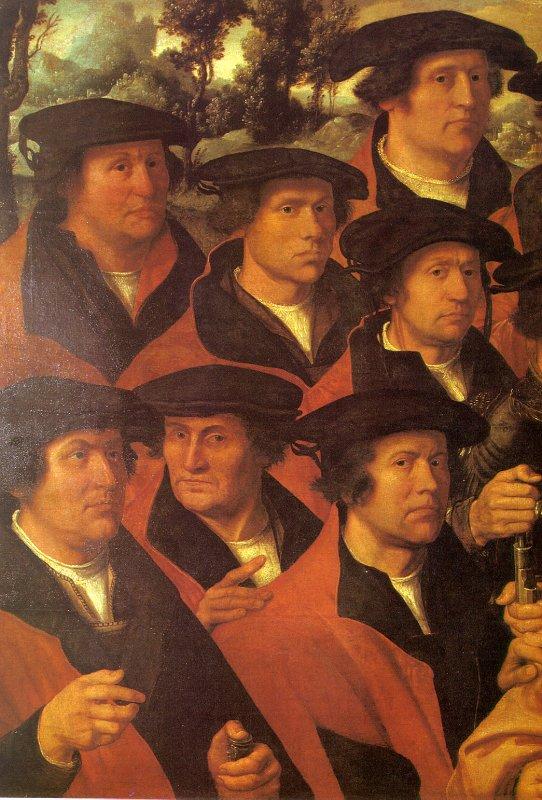 JACOBSZ, Dirck Group Portrait of the Arquebusiers of Amsterdam Sweden oil painting art
